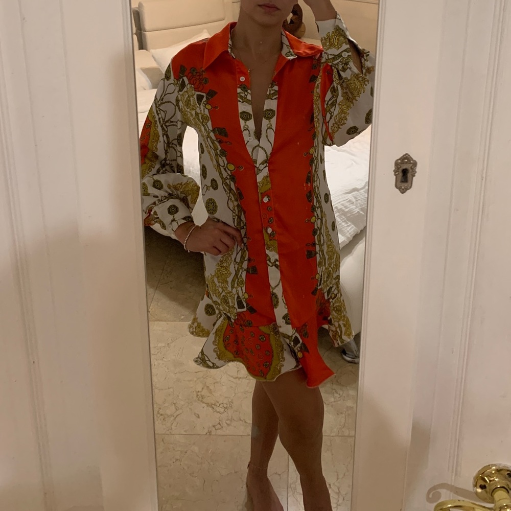 Versace style dress